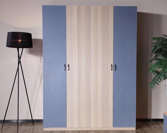 2015简易布纹衣柜图片大全